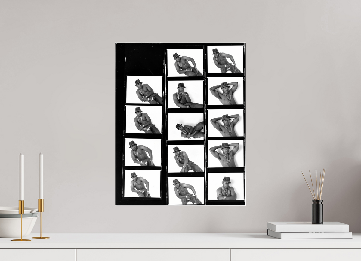 16 x 20″, Complete LL Cool J, New York proof sheet 1989