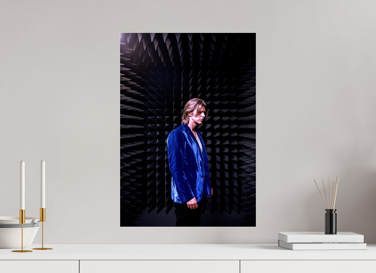 16 x 22.8″, Photo Print Under Acrylic Glass David Bowie anechoic chamber