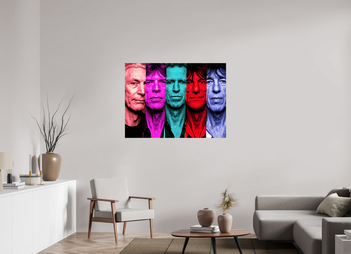 47.2 x 35″, WW ALUM Rolling Stones X5
