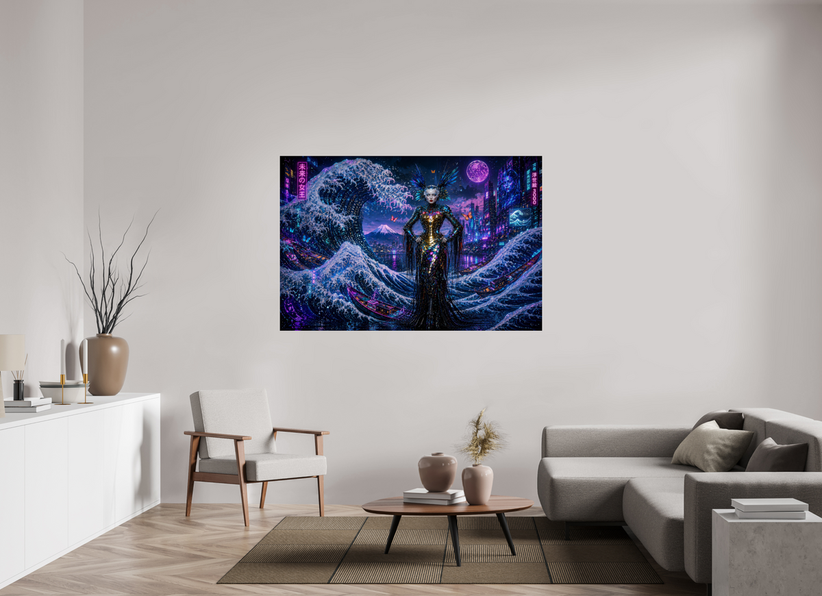 66 x 44″, Complete Rahul Dutta, La Chimere Rising 1