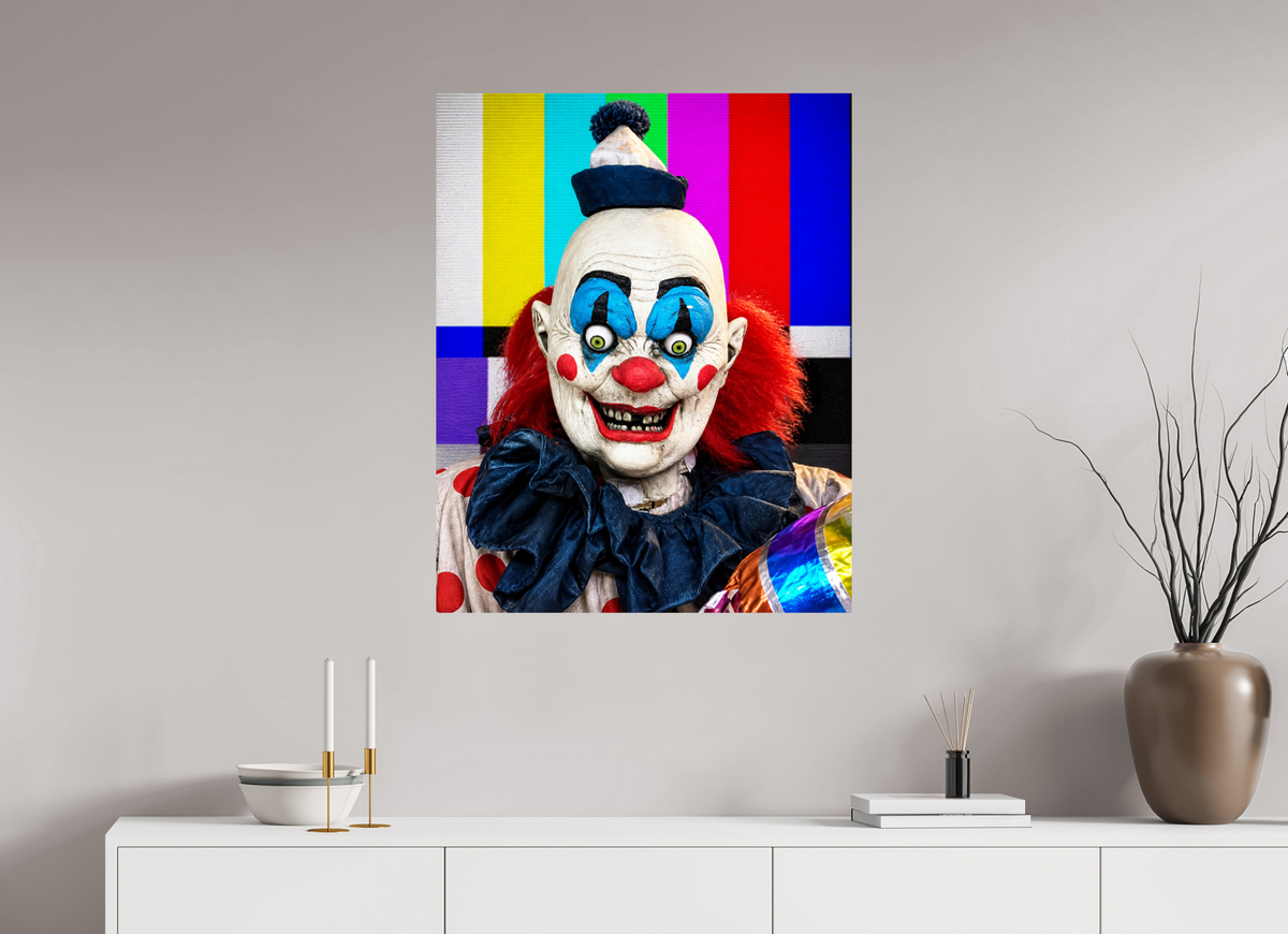 28 x 35″, WW ALUM Francesca Gerardi, TV Clown