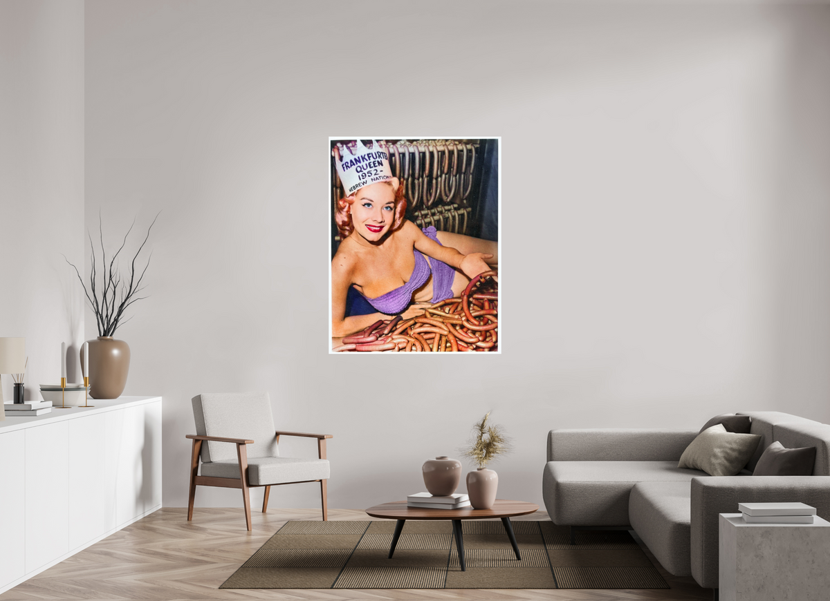 43 x 54.2″, Complete Francesca Gerardi, 1952 Frankfurter Queen