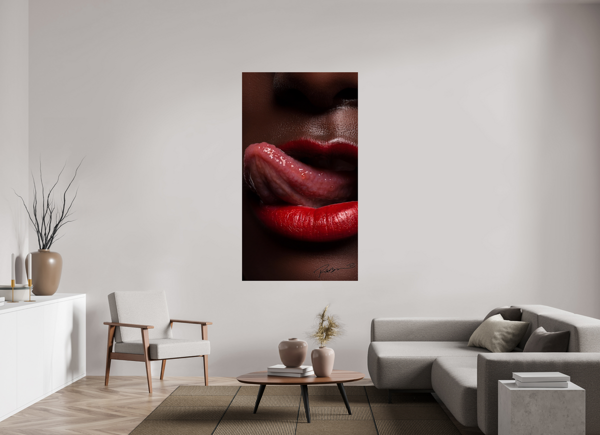 39 x 70.2″, Complete Roberto Rabanne, Lips, New York 2006