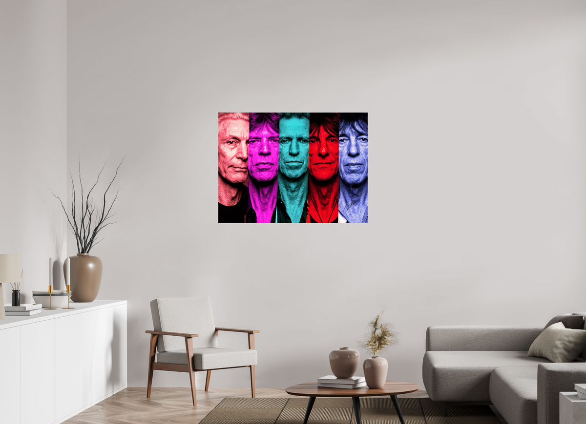41.8 x 31″, WW ALUM Rolling Stones X5