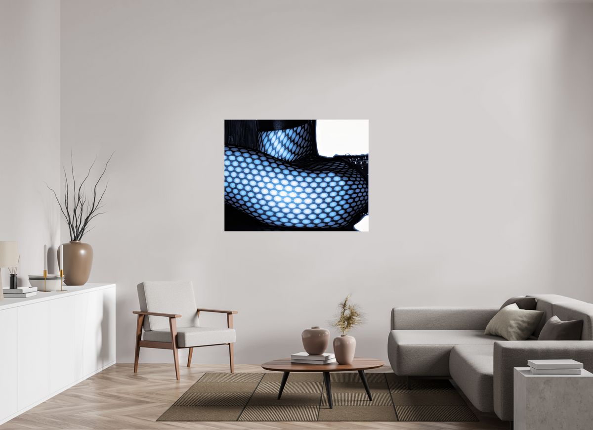 50.3 x 39″, Complete Roberto Rabanne, Fishnet, Paris 1999