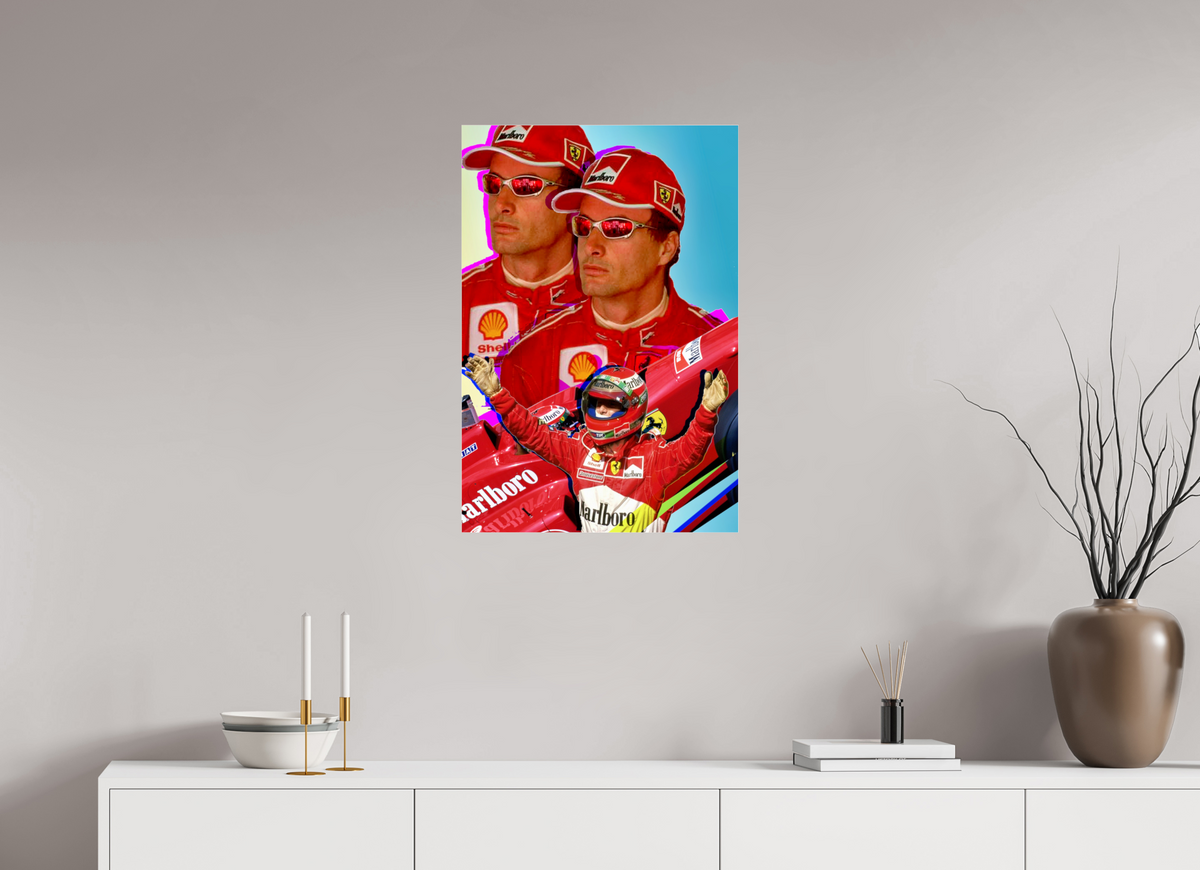 20 x 29.4″, Complete Roberto Rabanne, Eddie Irvine 1999
