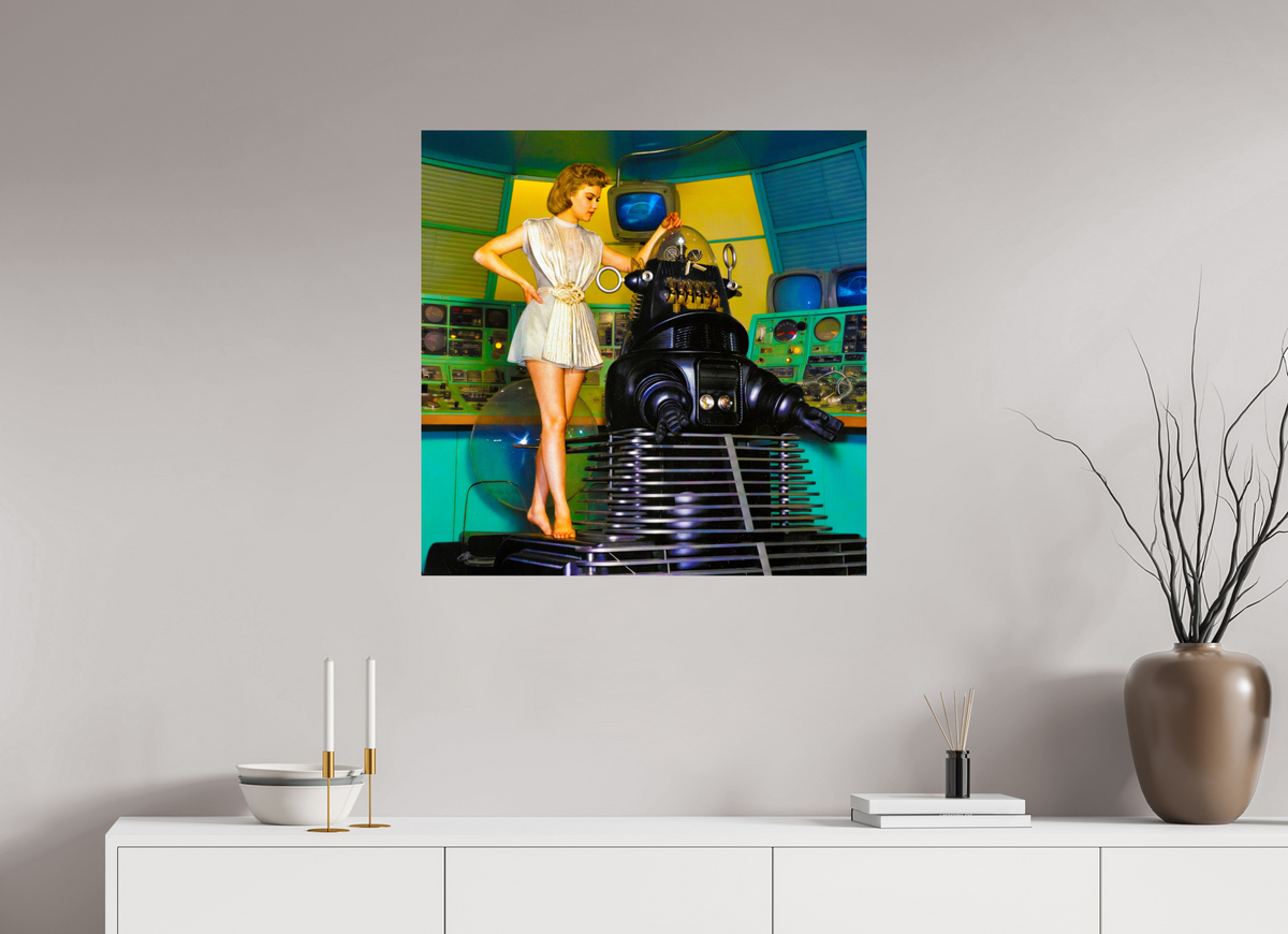 30 x 30″, WW ALUM Francesca Girardi, Robbie The Robot & Babe
