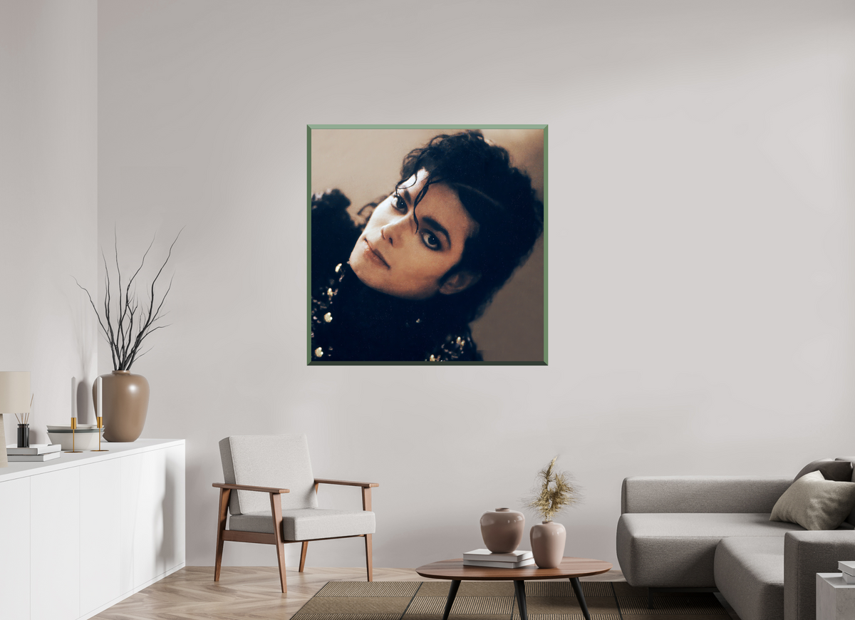 45 x 45″, WW FRAME PRINT Michael Jackson, Los Angeles 1987