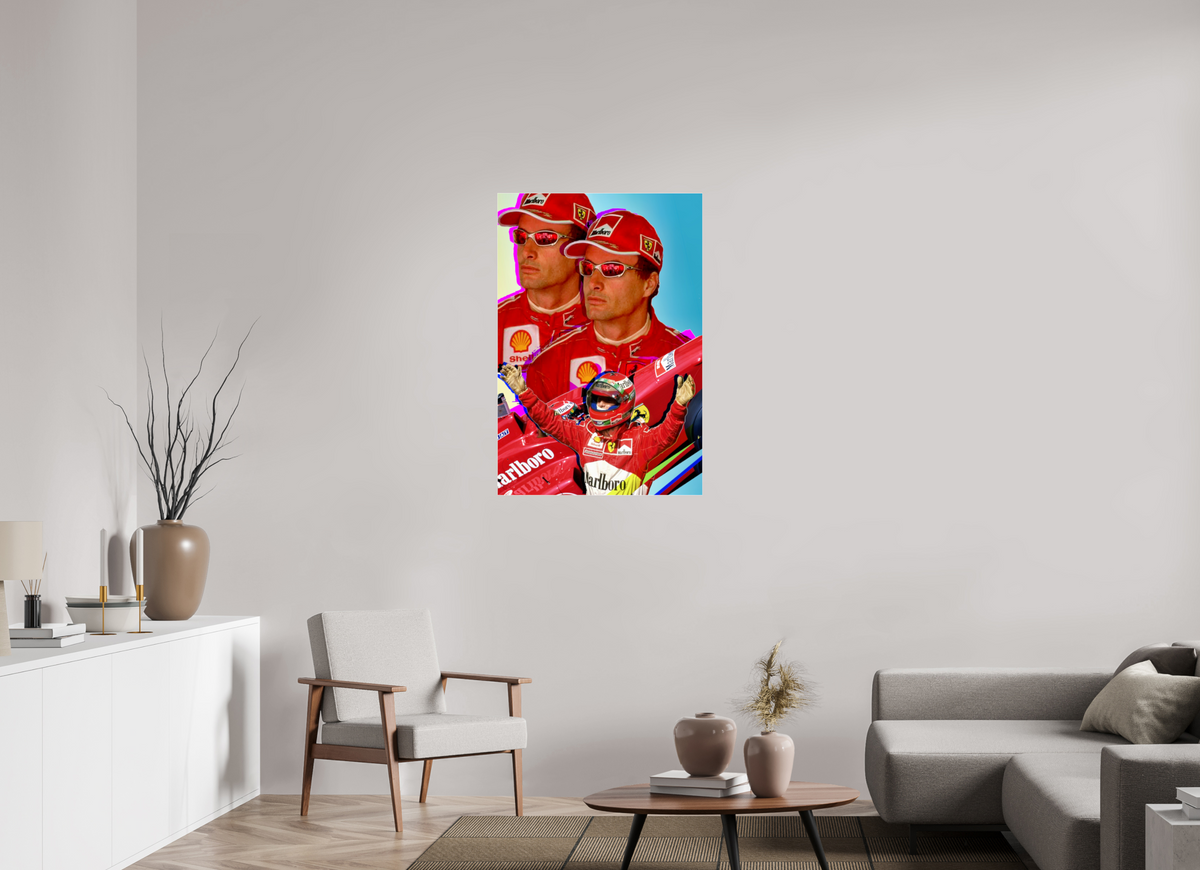 28 x 41.3″, Complete Roberto Rabanne, Eddie Irvine 1999