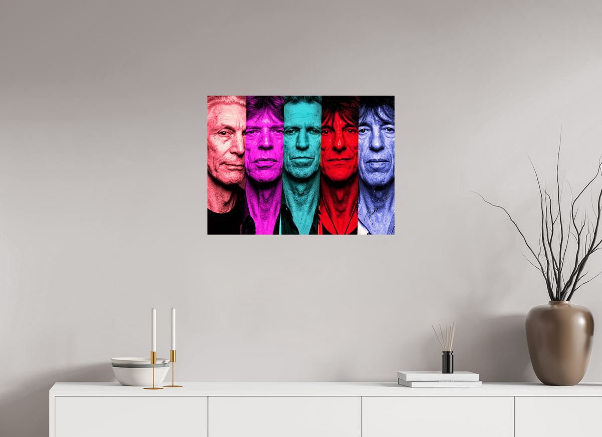 27 x 20″, WW ALUM Rolling Stones X5