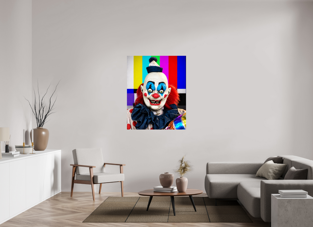 39 x 48.7″, WW ALUM Francesca Gerardi, TV Clown