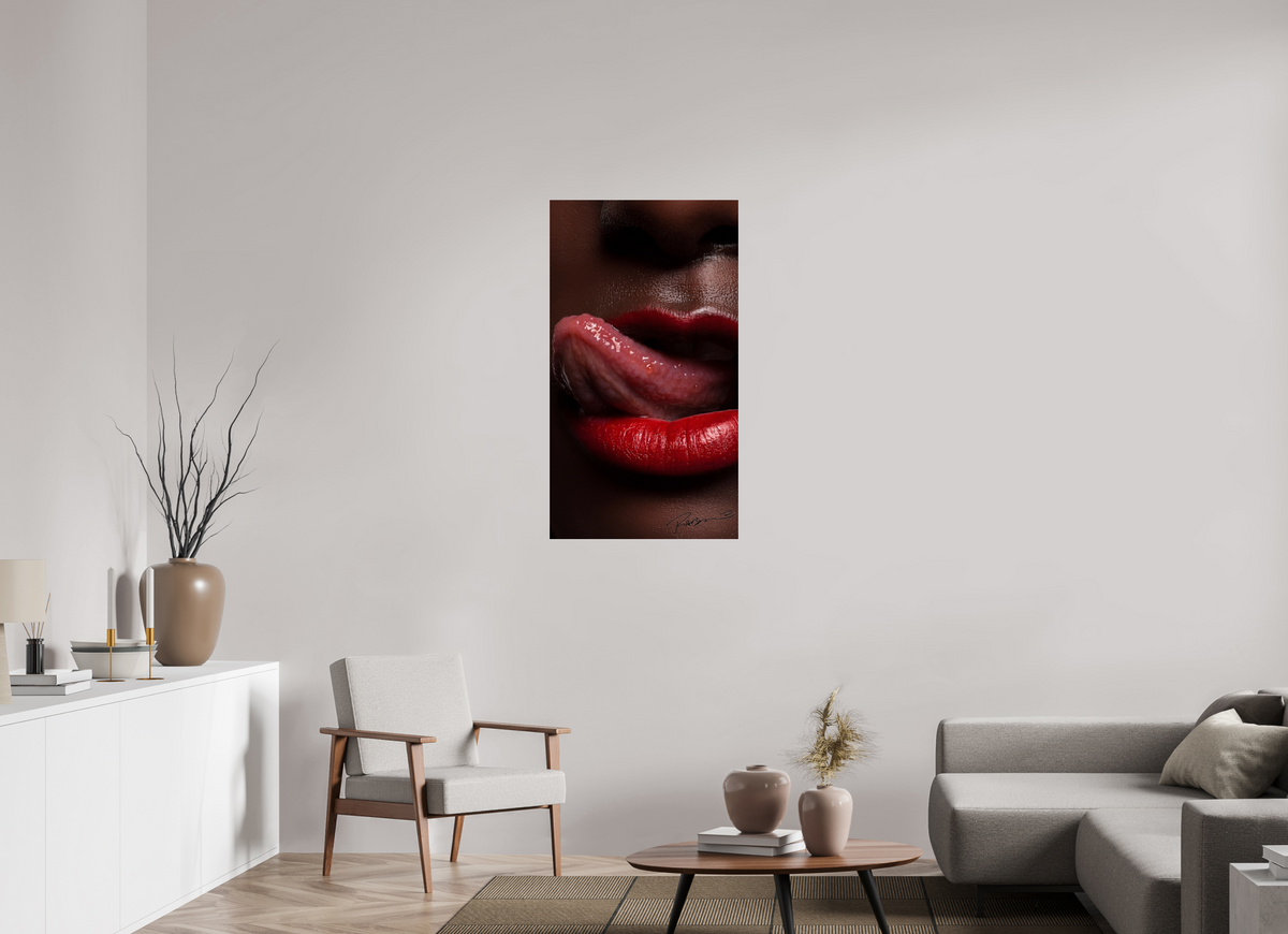 24 x 43.2″, Complete Roberto Rabanne, Lips, New York 2006