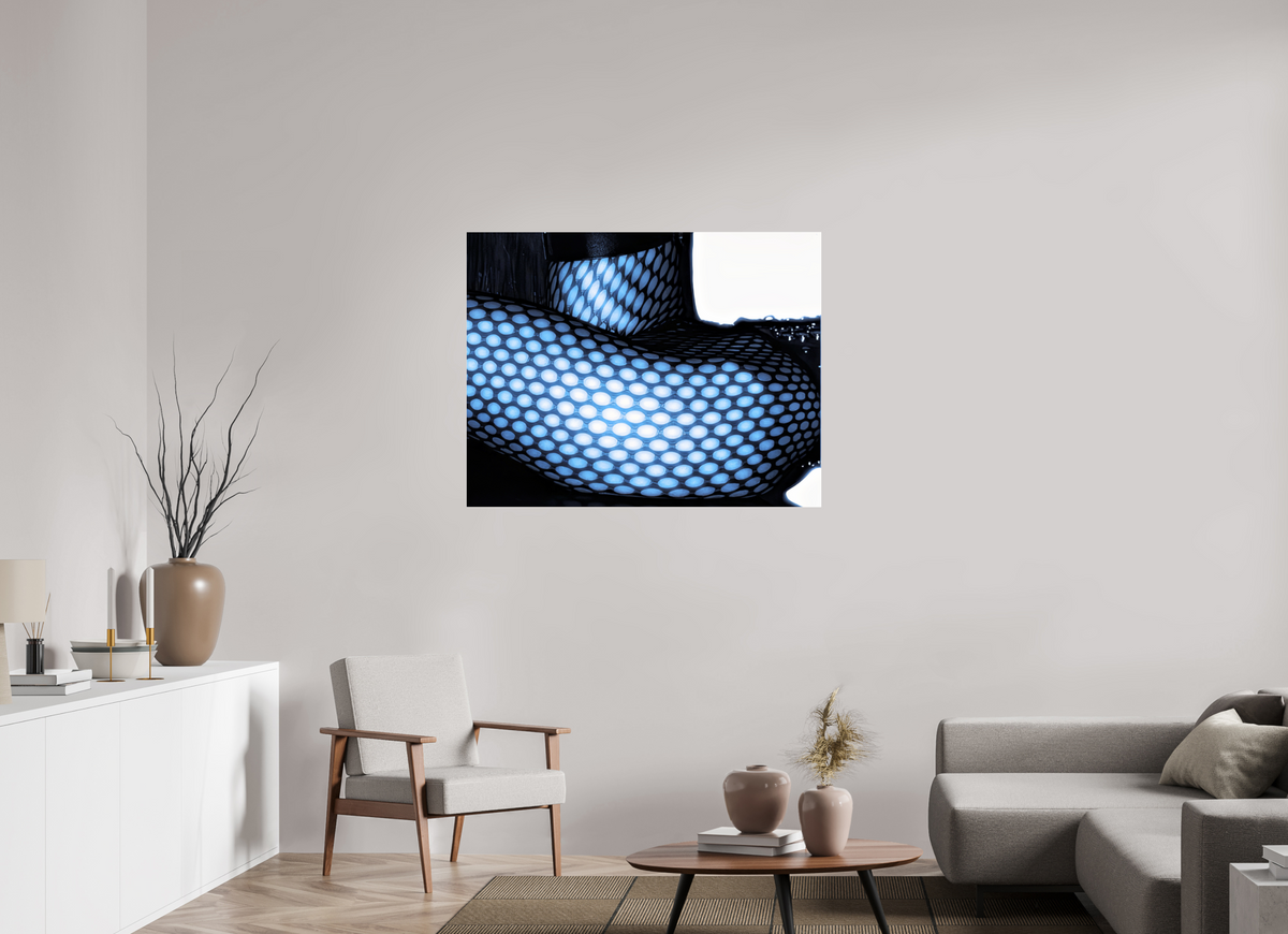 45.1 x 35″, Complete Roberto Rabanne, Fishnet, Paris 1999