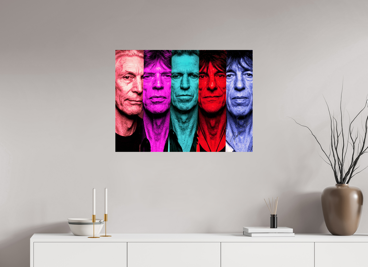 32.4 x 24″, WW ALUM Rolling Stones X5