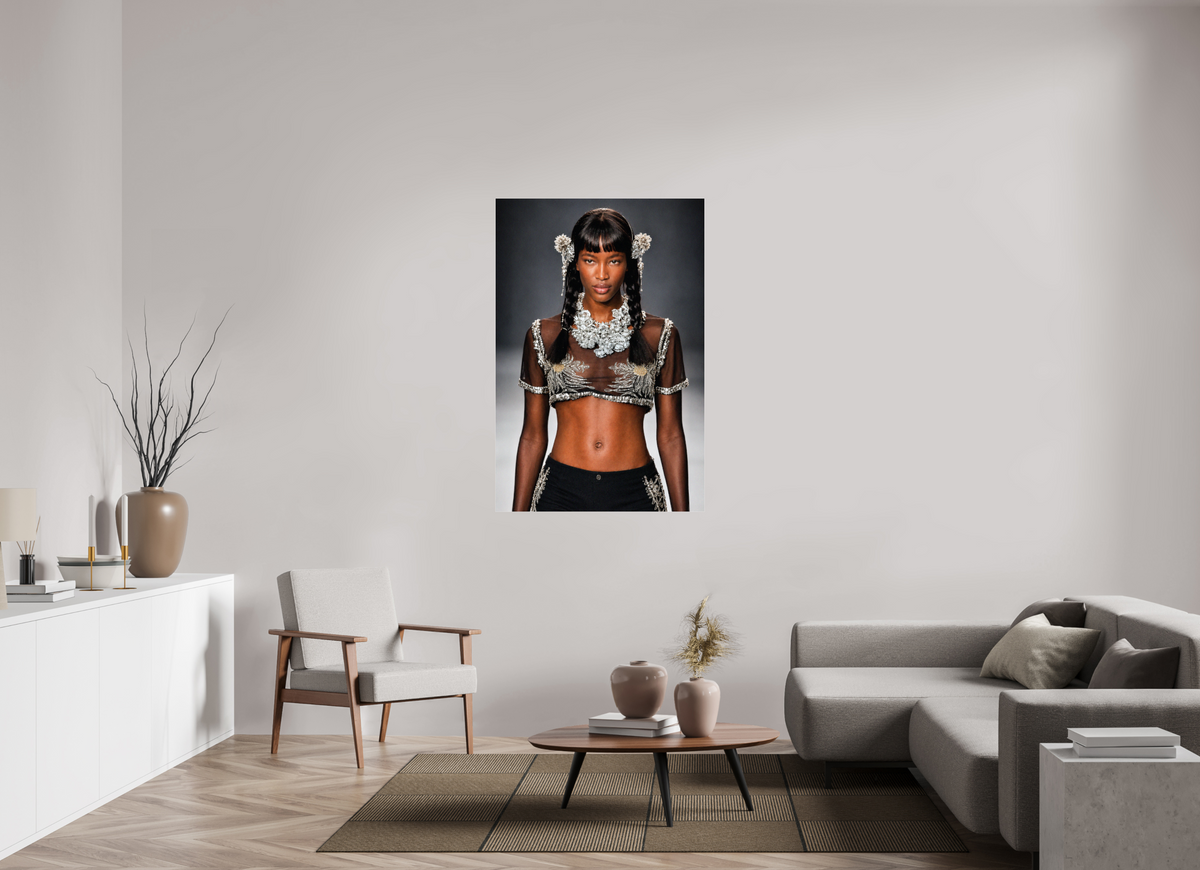 36 x 54″, Complete Anna Sui, S/S Naomi Campbell, New York 1997