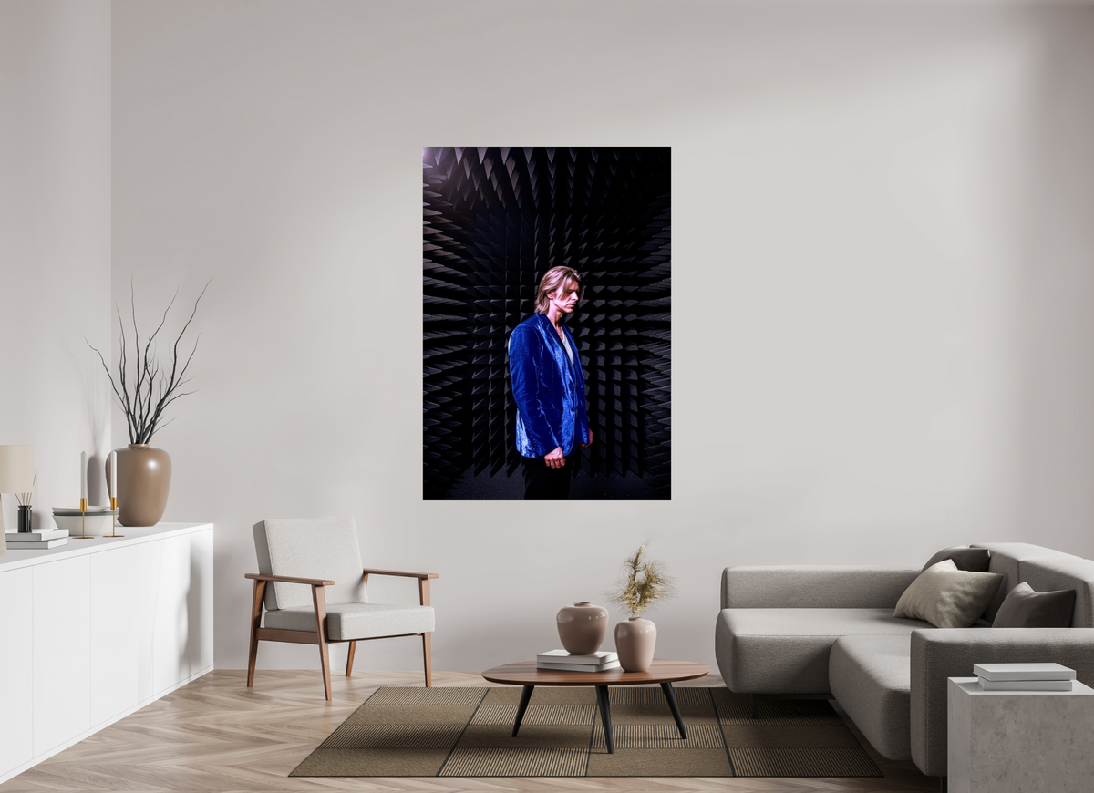 47 x 67″, Photo Print Under Acrylic Glass David Bowie anechoic chamber
