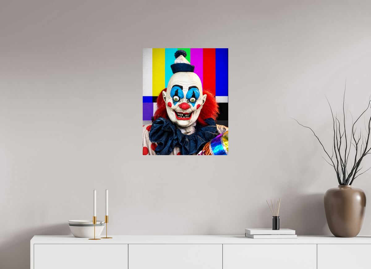 20 x 25″, WW ALUM Francesca Gerardi, TV Clown