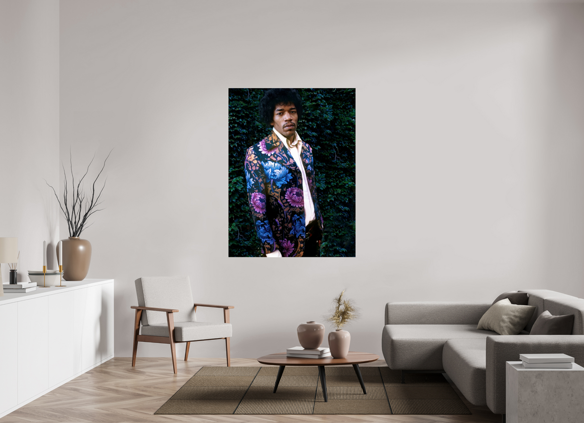 45 x 60″, Complete Jimi Hendrix, London, 1968.