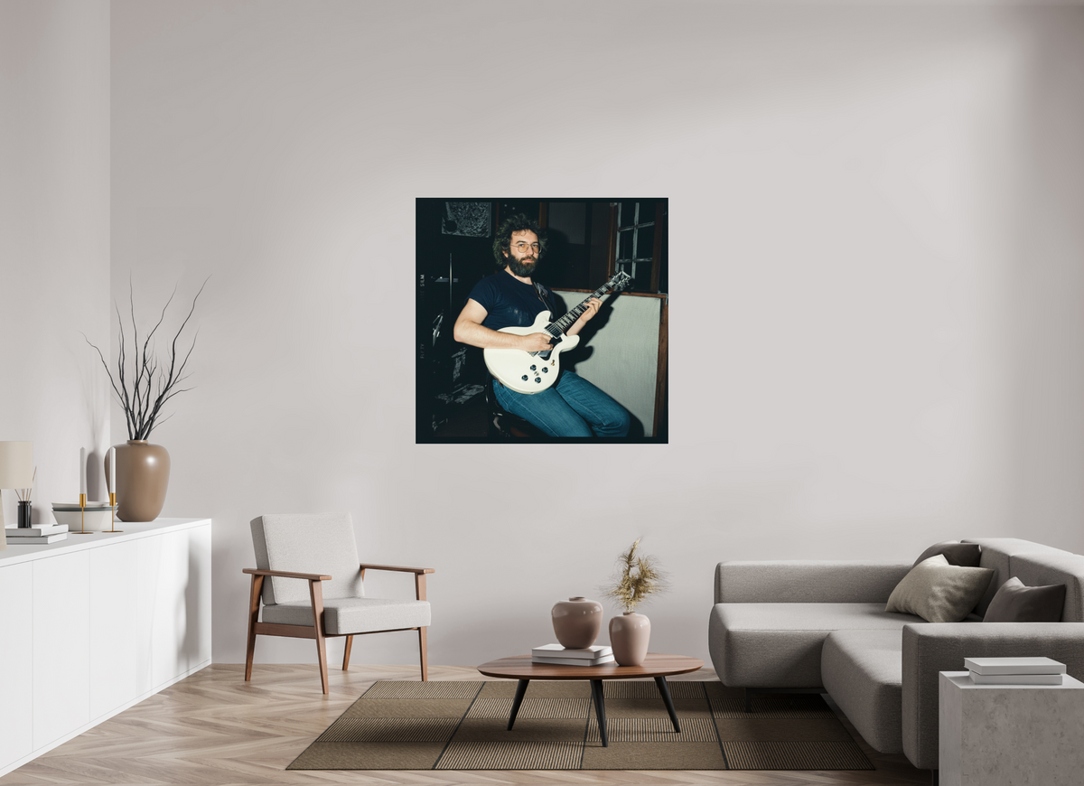 48.2 x 47″, Complete Jerry Garcia, "Reflections" recording session.San Francisco 1976