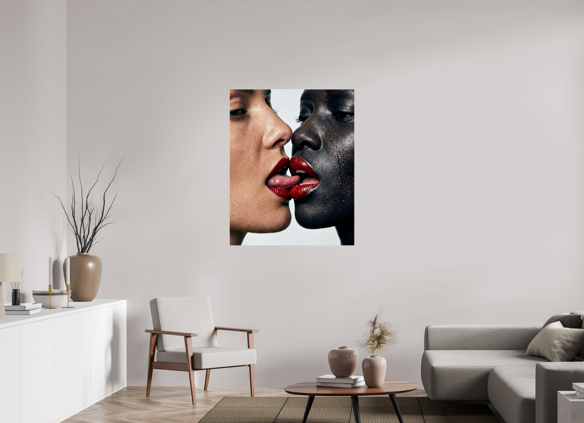 35 x 43.9″, Complete Wet Lips, New York 2014