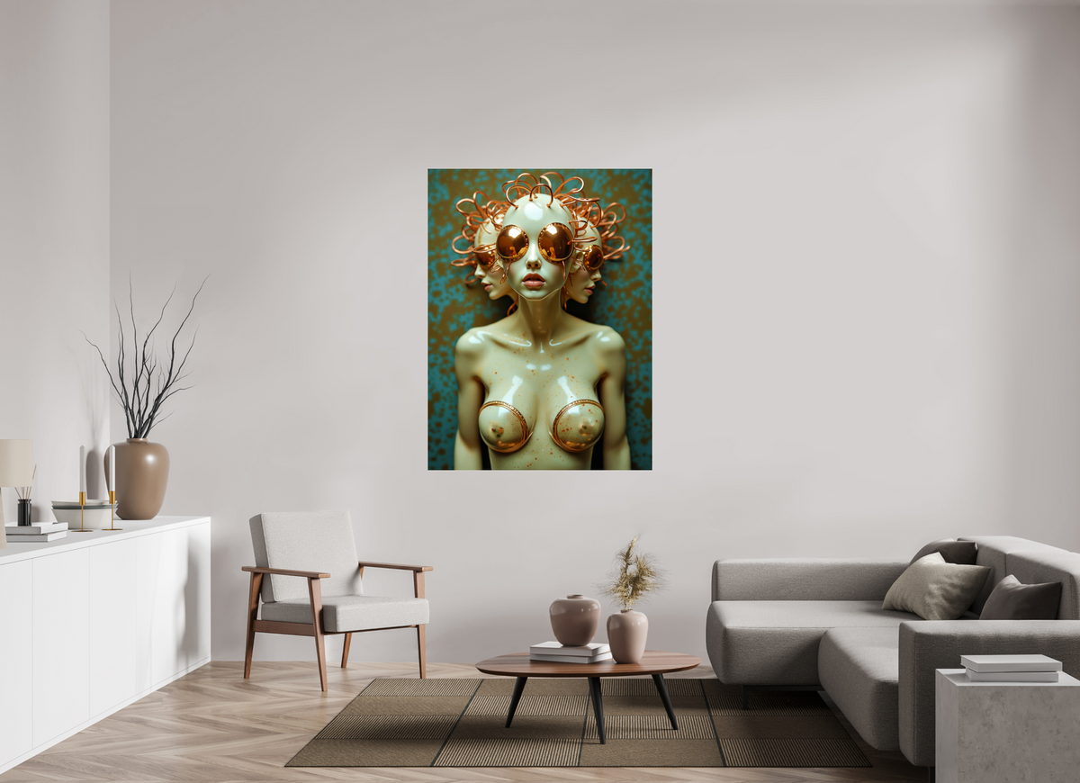 43 x 57.8″, Complete Rahul Dutta, Fecund Goddess