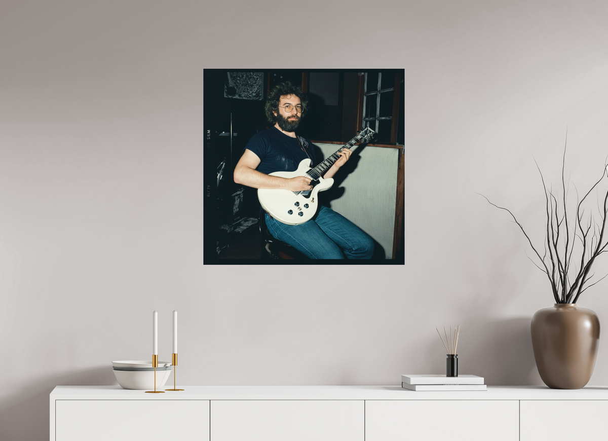28.7 x 28″, Complete Jerry Garcia, "Reflections" recording session.San Francisco 1976