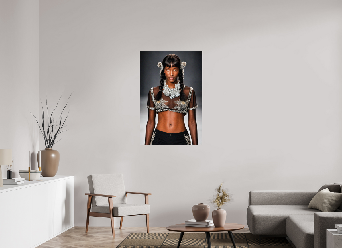 30 x 45″, Complete Anna Sui, S/S Naomi Campbell, New York 1997