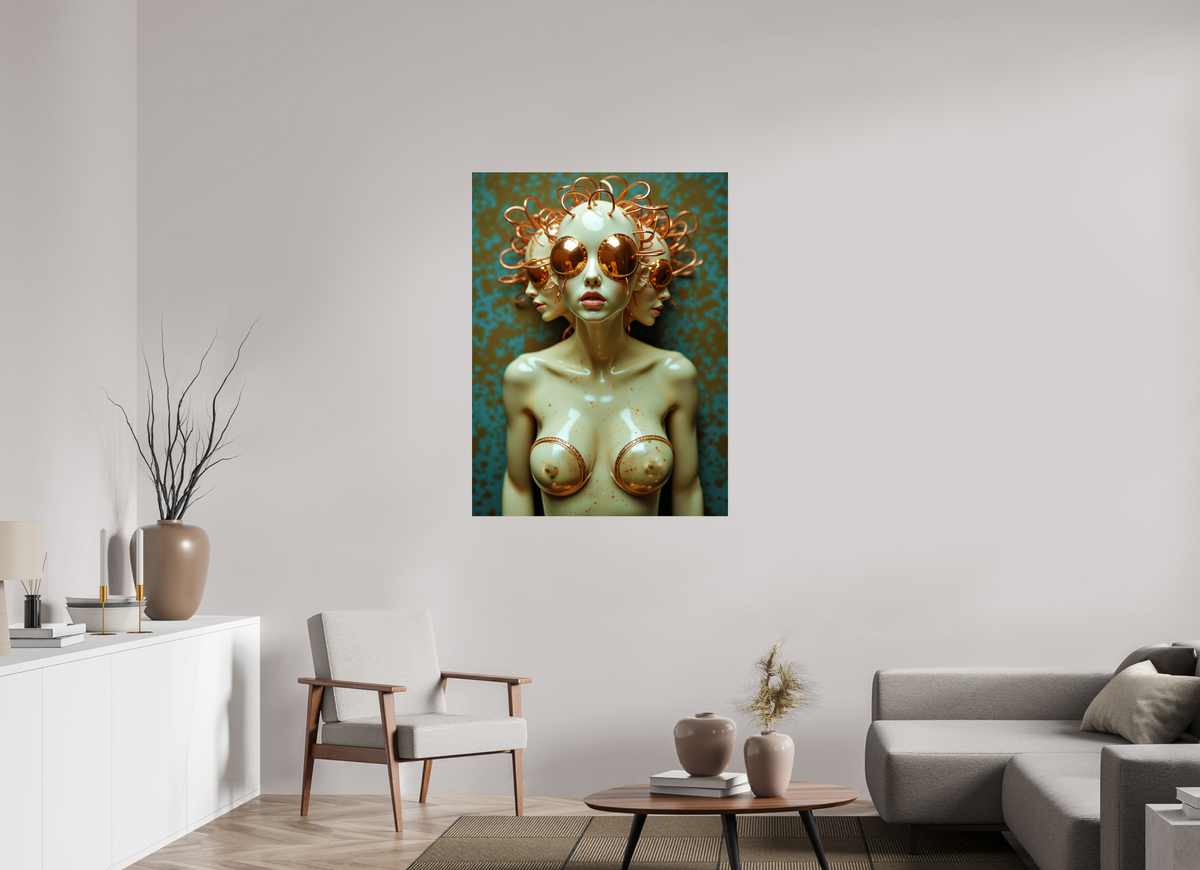 35 x 47″, Complete Rahul Dutta, Fecund Goddess