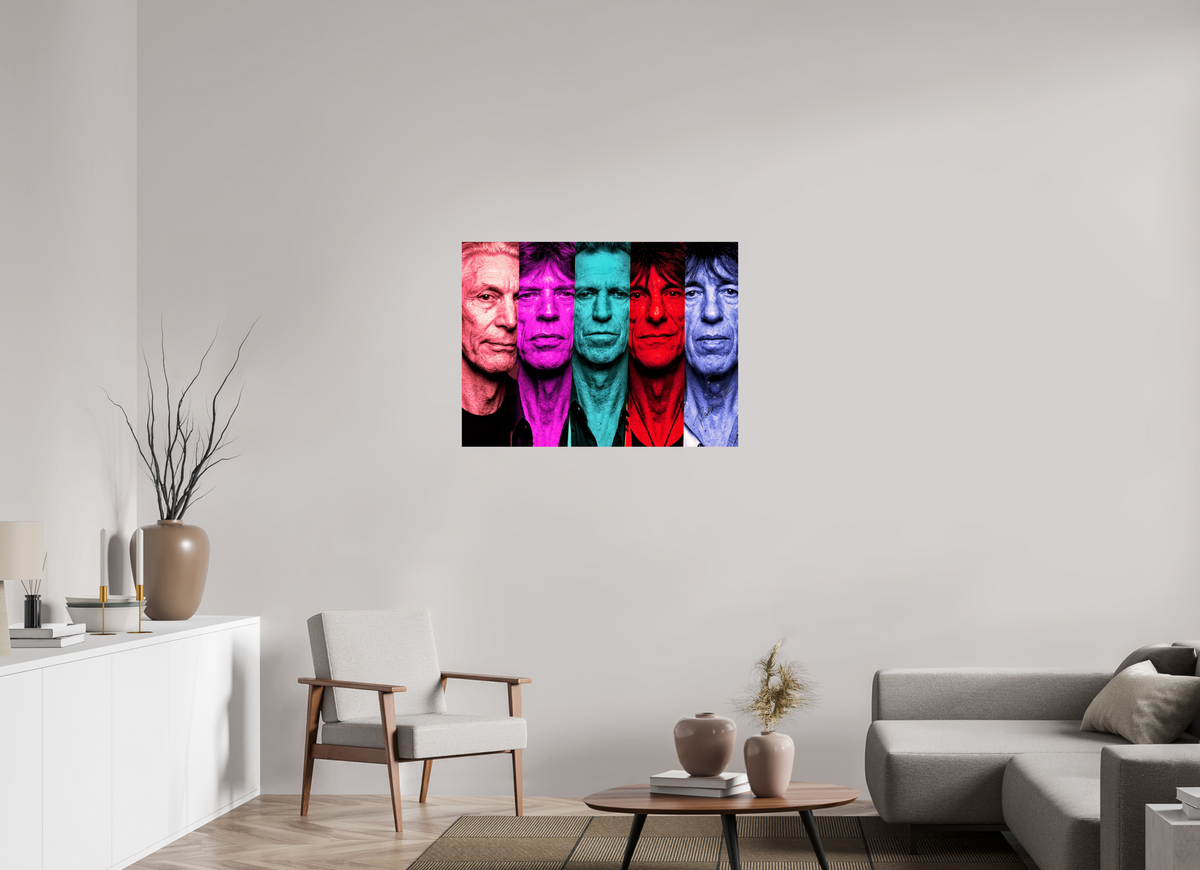 37.8 x 28″, WW ALUM Rolling Stones X5
