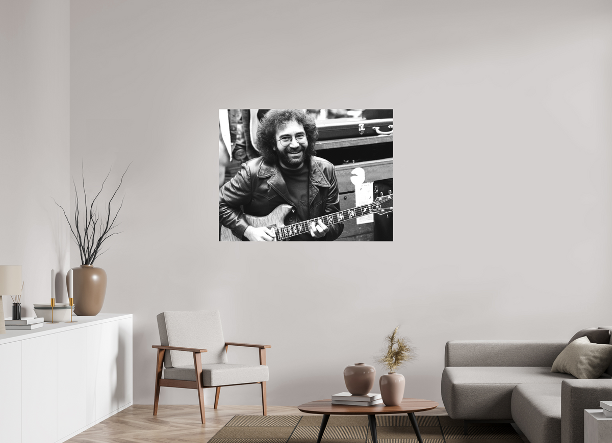 46.1 x 35″, WW CANVAS Jerry Garcia, Golden Gate Park 1974