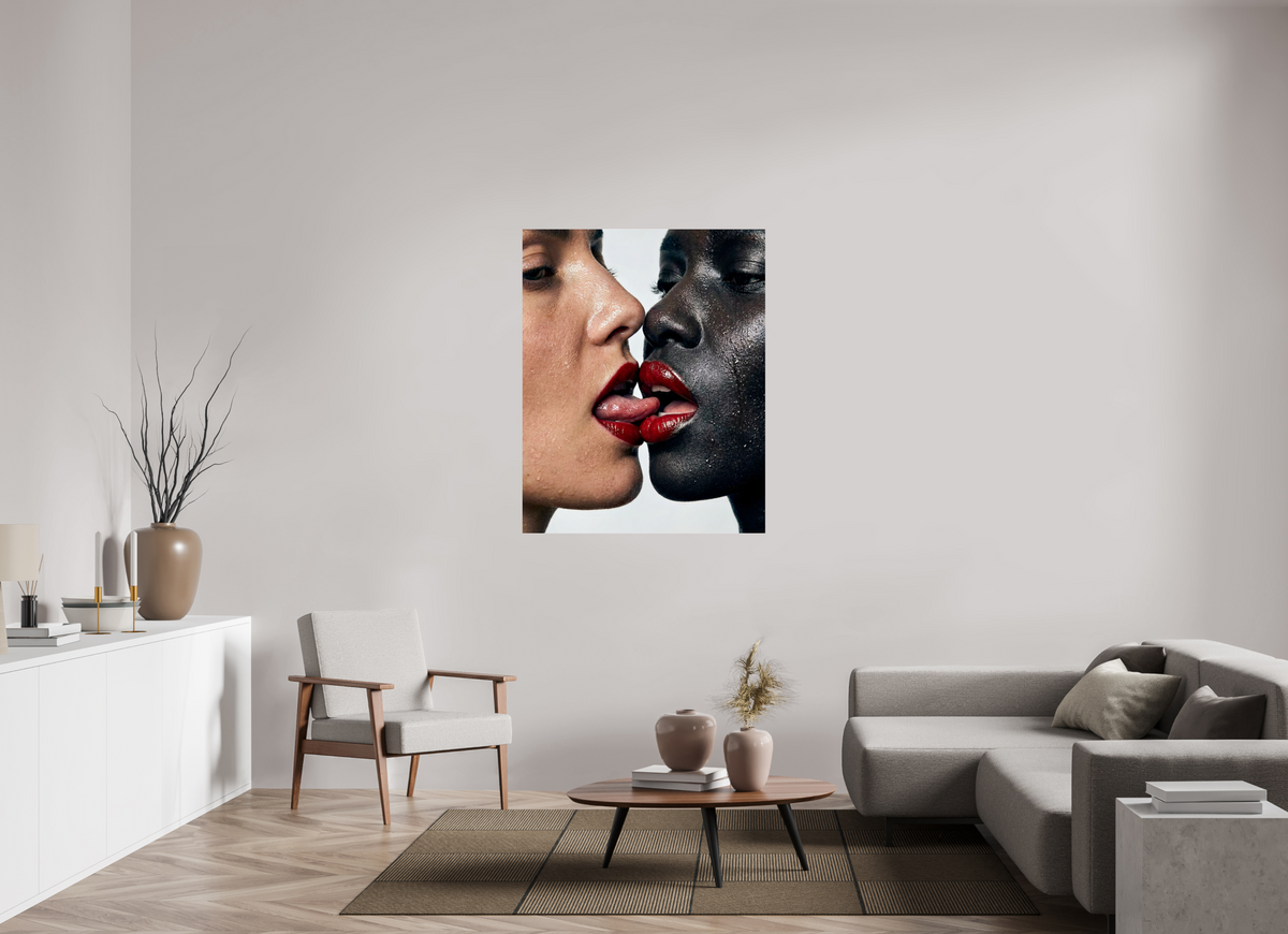 39 x 48.9″, Complete Wet Lips, New York 2014