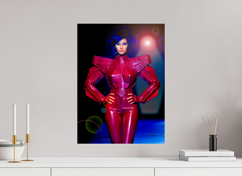 16 x 21.9″, Complete Thierry Mugler S/S, Iman. Paris 1991