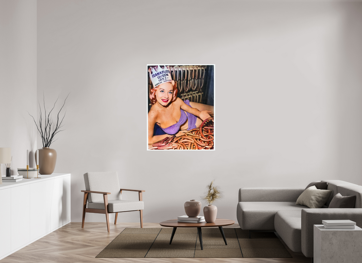 39 x 49.2″, Complete Francesca Gerardi, 1952 Frankfurter Queen