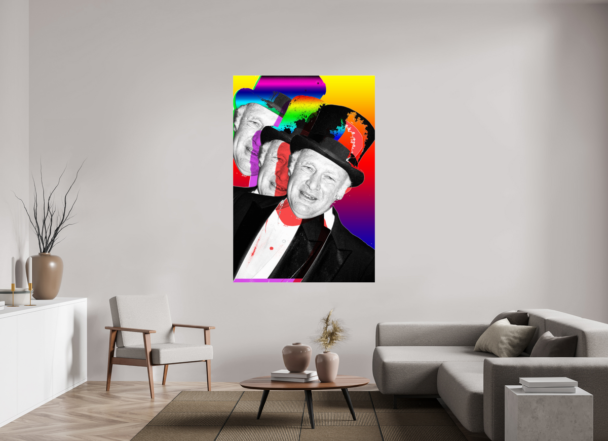 47 x 68.6″, Complete Roberto Rabanne, Ken Kesey, Prankster-in-Chief!