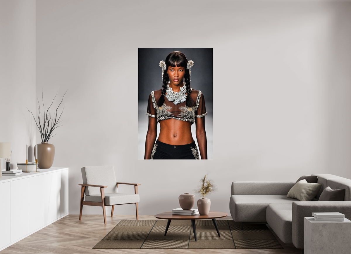 44 x 66″, Complete Anna Sui, S/S Naomi Campbell, New York 1997