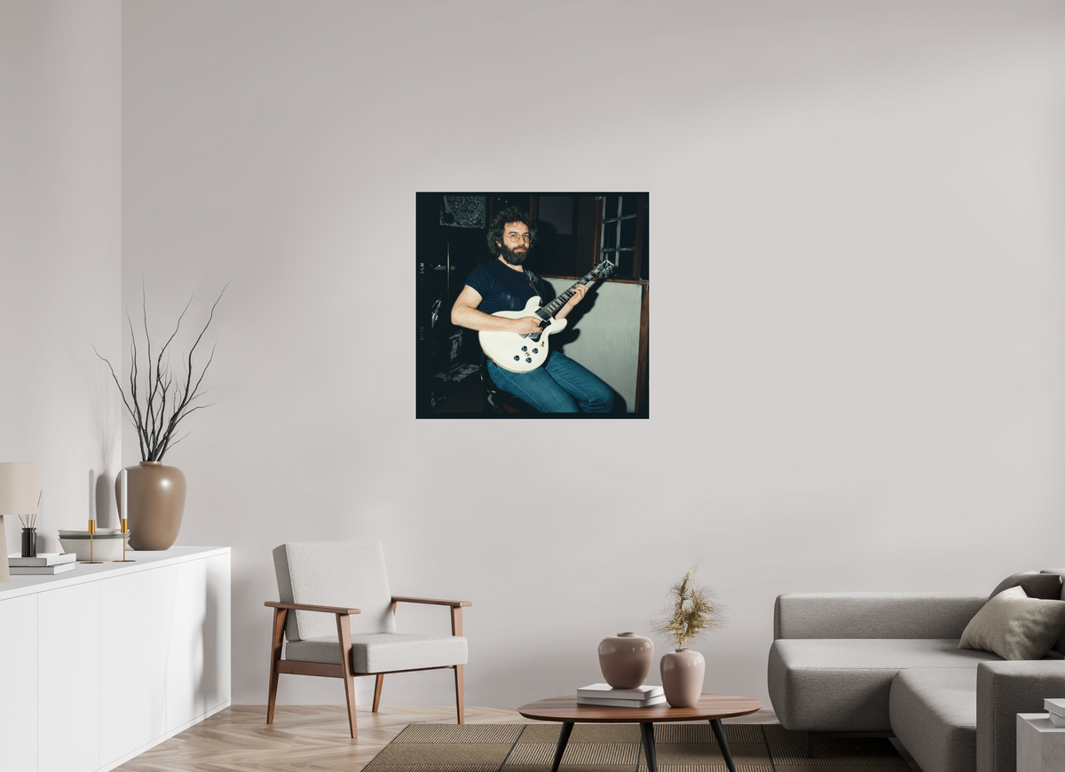 35.9 x 35″, Complete Jerry Garcia, "Reflections" recording session.San Francisco 1976