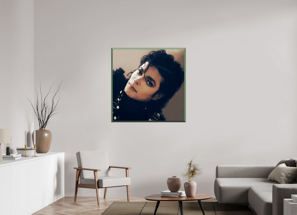 40 x 40″, WW FRAME PRINT Michael Jackson, Los Angeles 1987