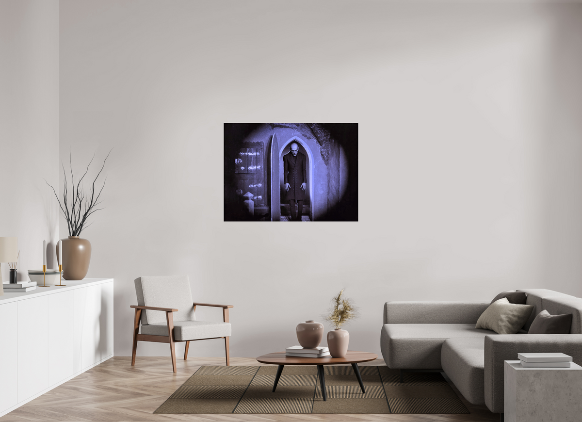 47.8 x 35″, WW ALUM Nosferatu awaits