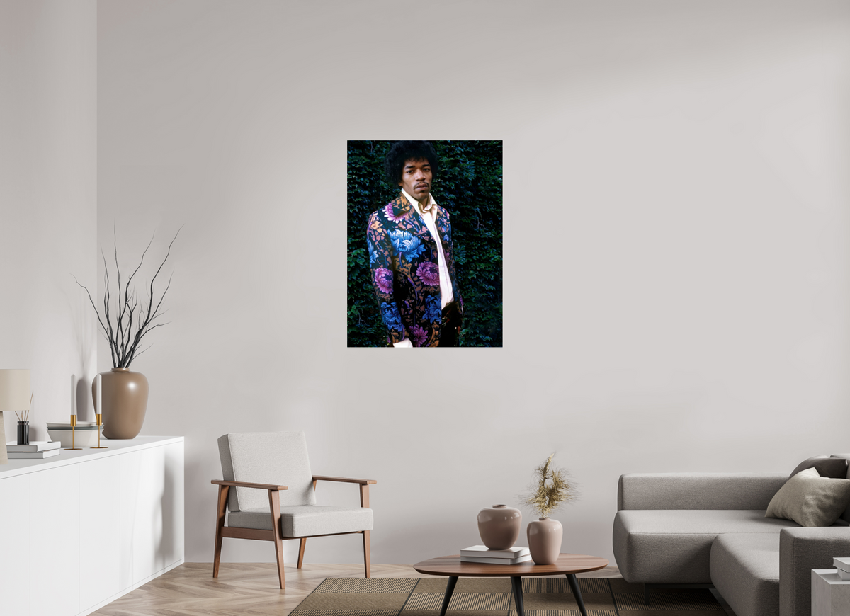 30 x 40″, Complete Jimi Hendrix, London, 1968.