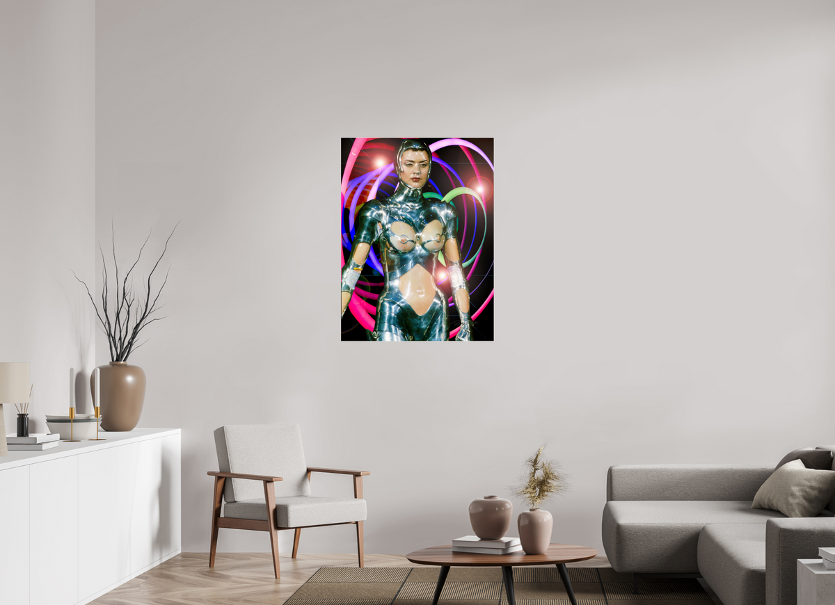 30 x 40″, Complete Neon Cyborg,  Paris 1997