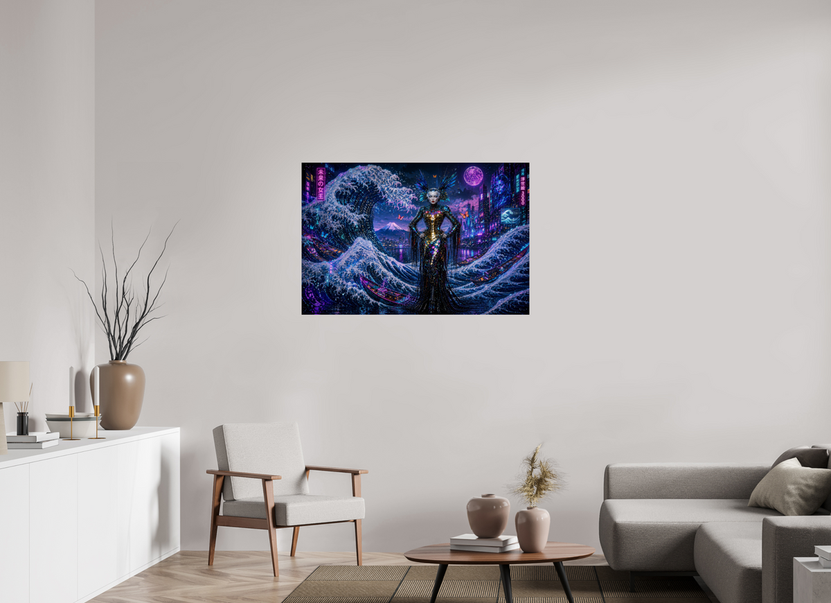 45 x 30″, Complete Rahul Dutta, La Chimere Rising 1
