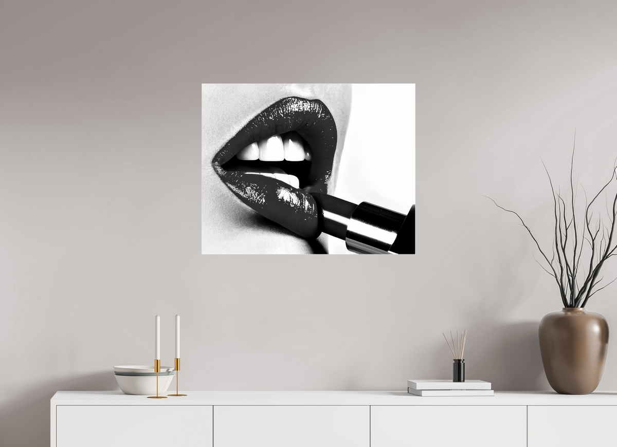 30 x 24″, Photo Print Under Acrylic Glass Roberto Rabanne, Lip Stick, Rome 1997