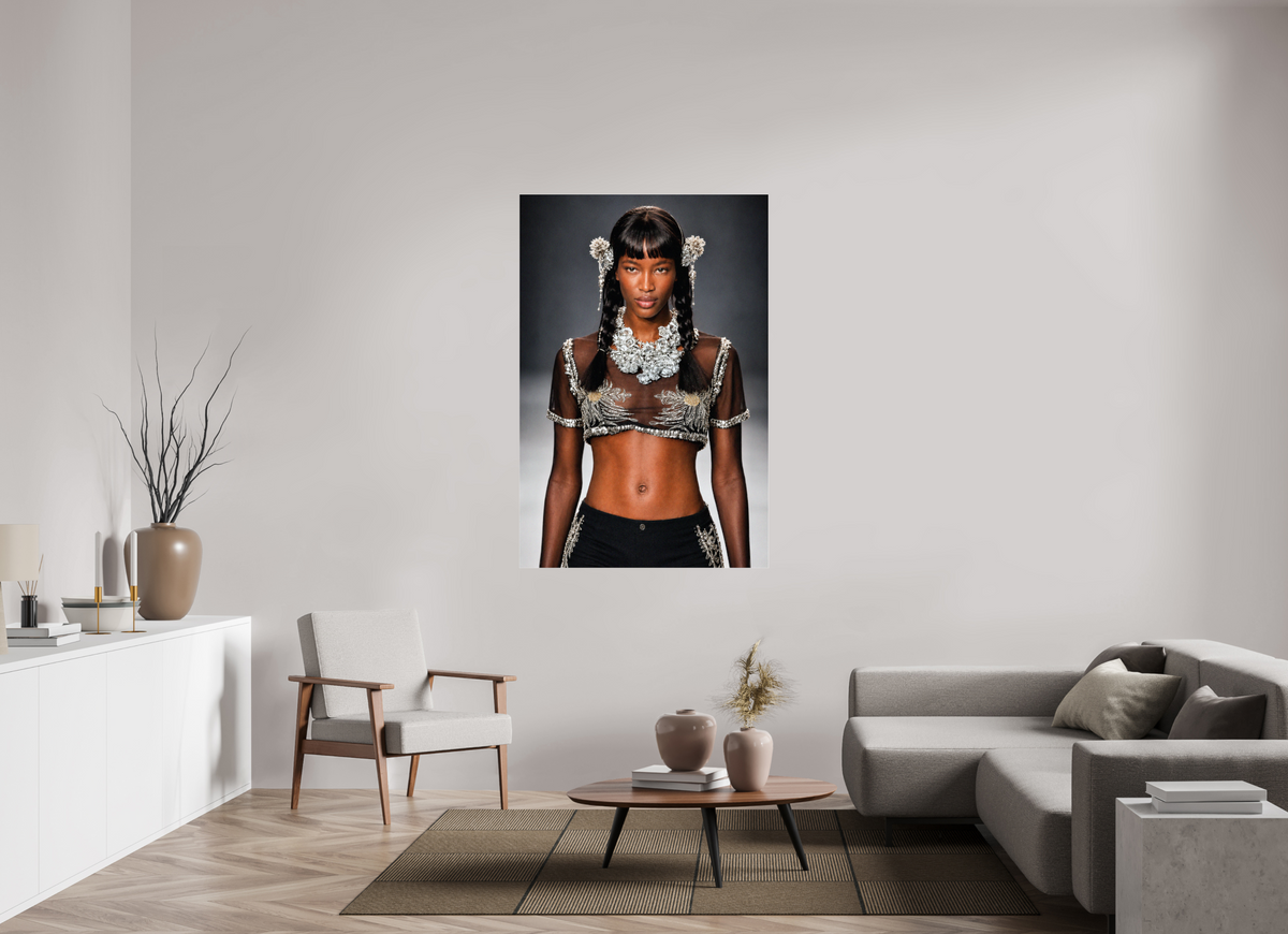 40 x 60″, Complete Anna Sui, S/S Naomi Campbell, New York 1997