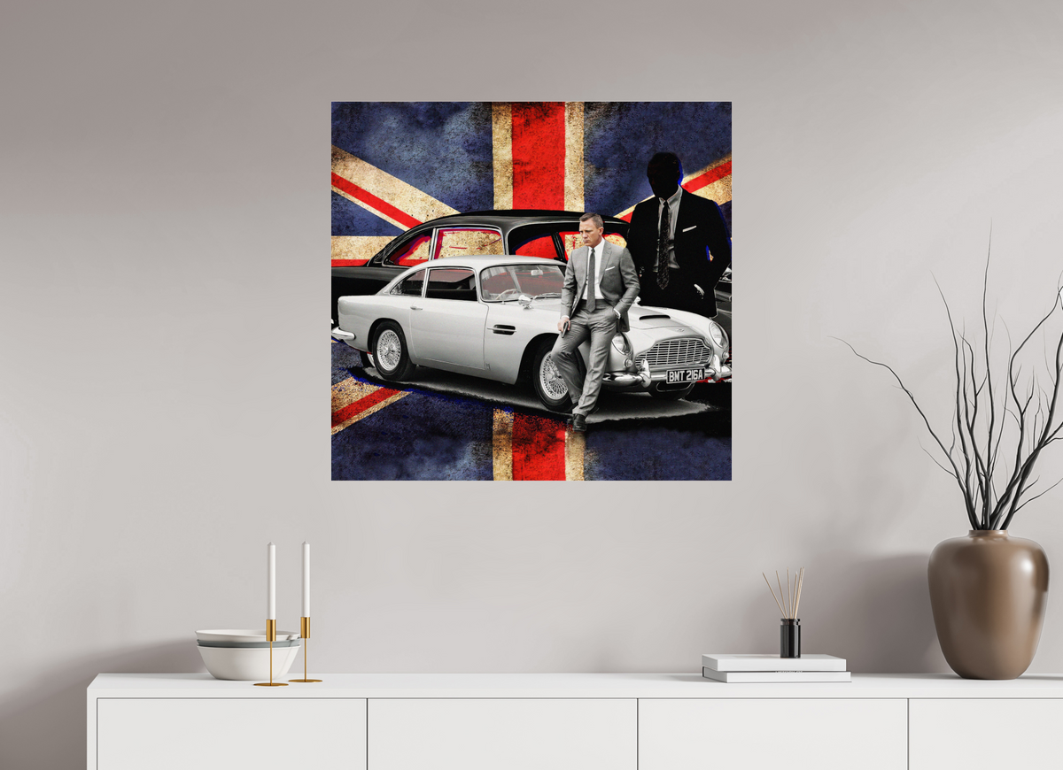 32.7 x 31″, Complete Francesca Gerardi, Bond, James Bond
