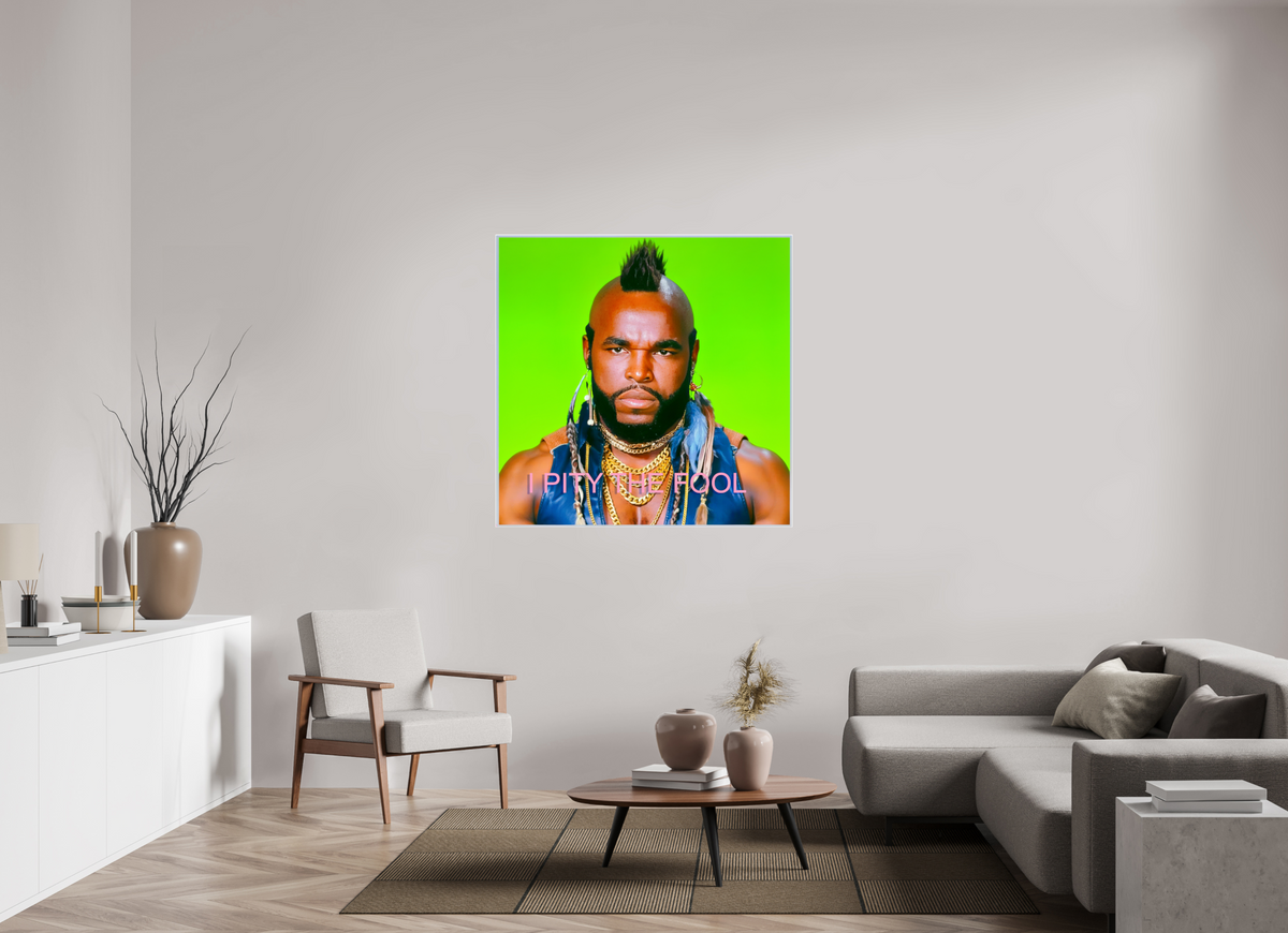47.7 x 47″, Complete Roberto Rabanne, I Pity The Fool, 2000