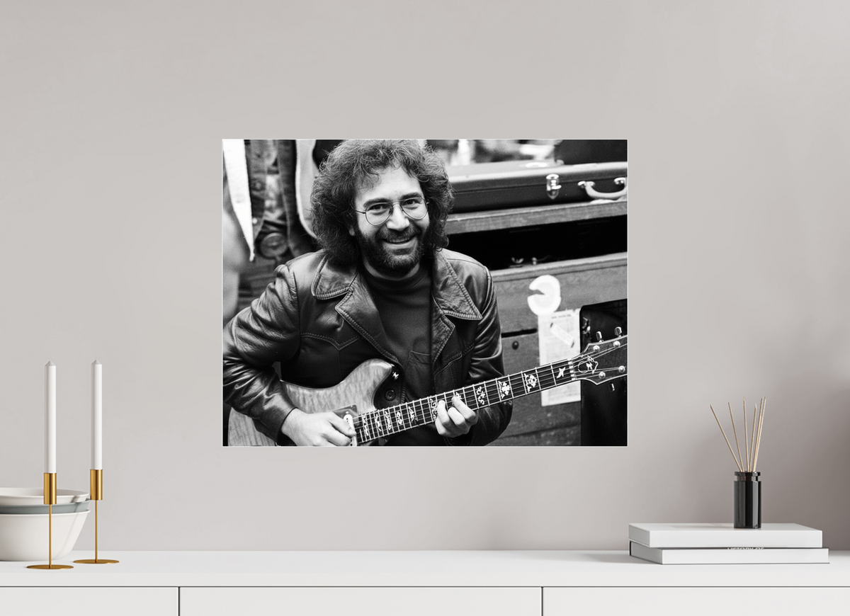 21.1 x 16″, Complete Jerry Garcia, Golden Gate Park 1974