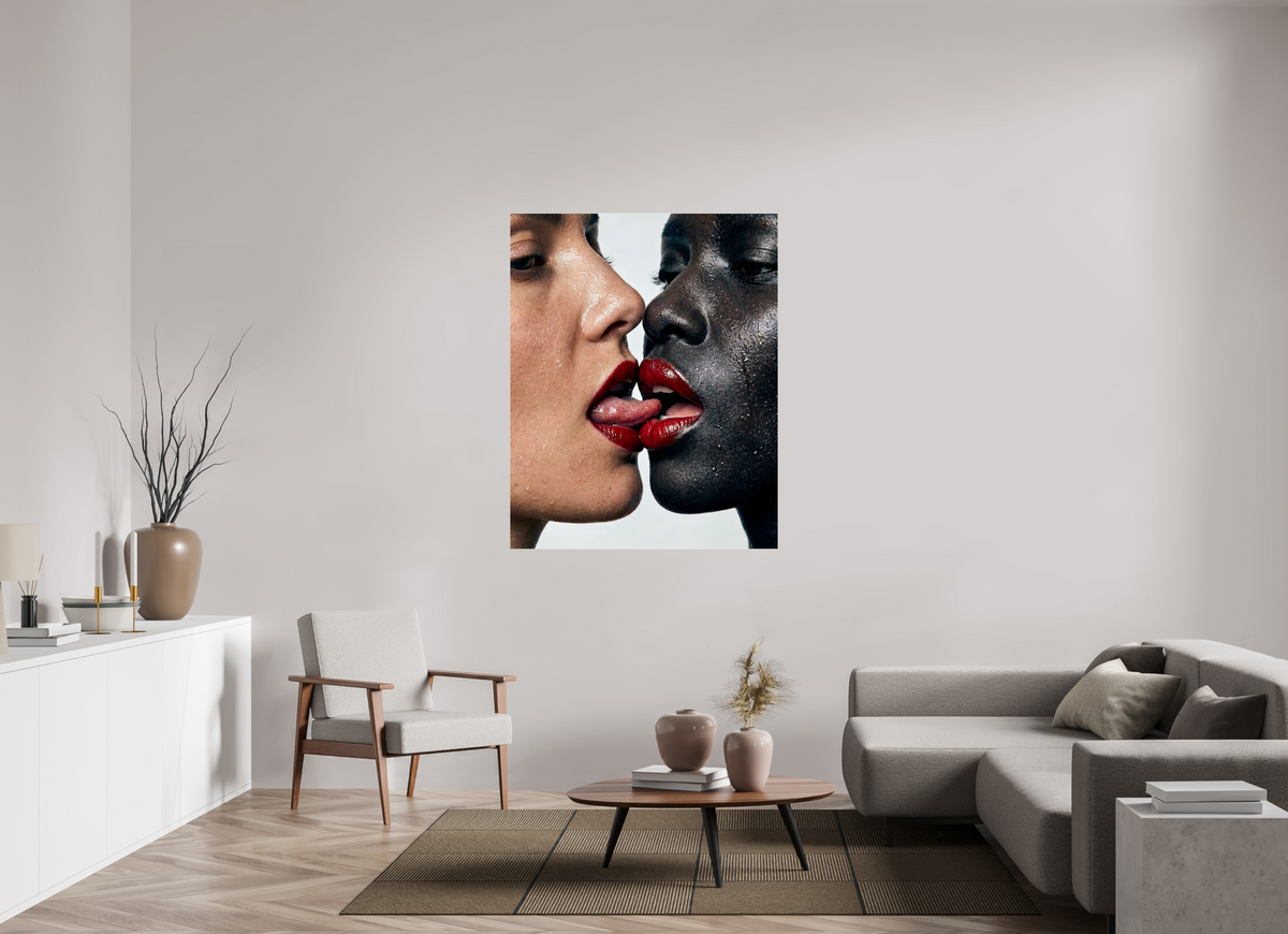 43 x 53.9″, Complete Wet Lips, New York 2014