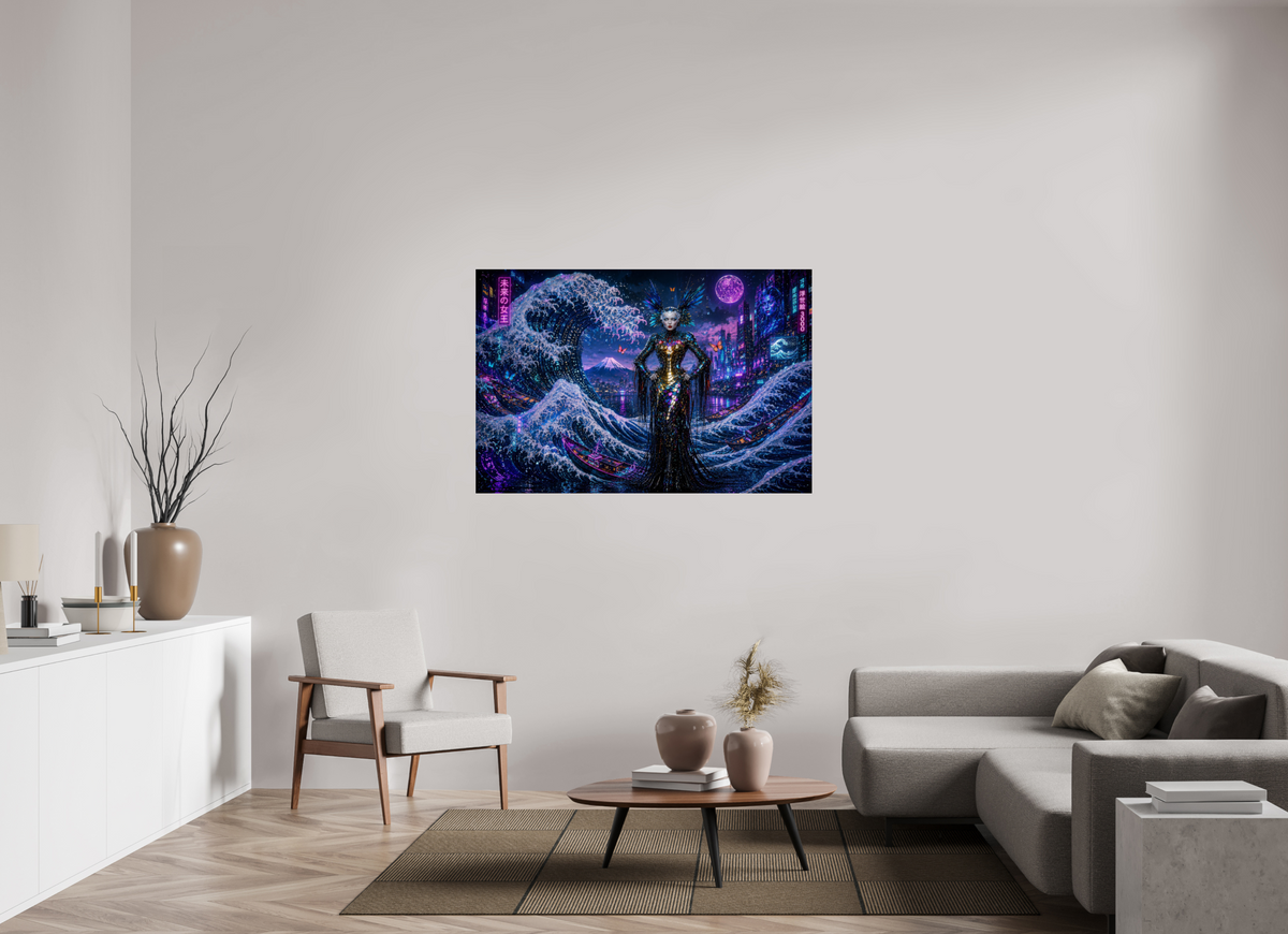 54 x 36″, Complete Rahul Dutta, La Chimere Rising 1