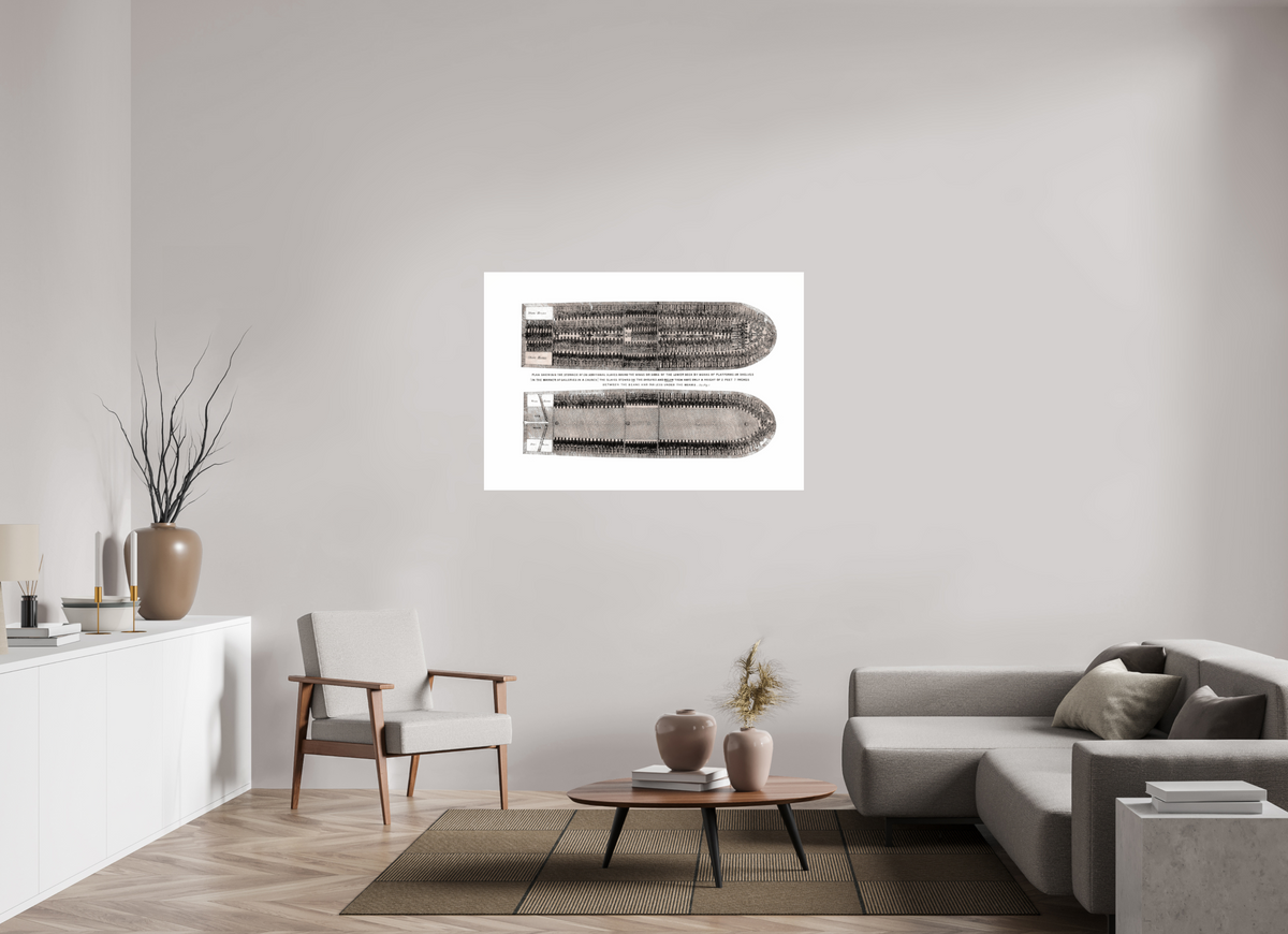 51.3 x 35″, Photo Print Under Acrylic Glass The Middle Passage, 1999