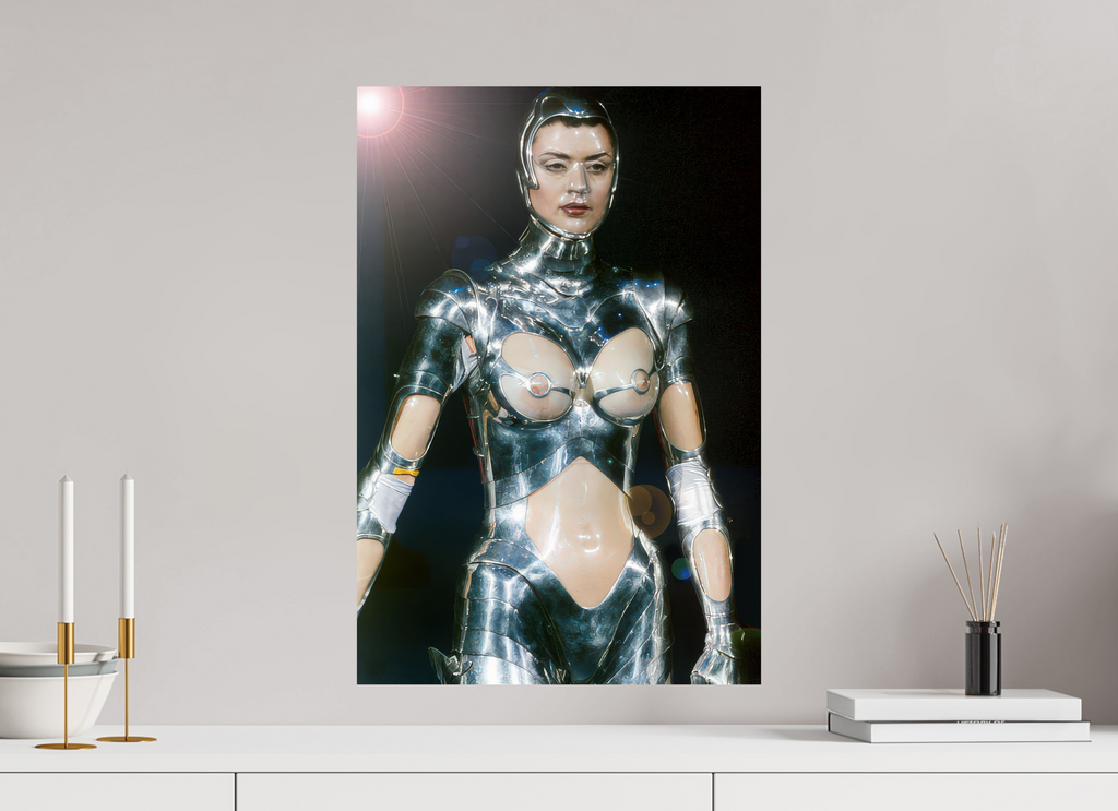 16 x 23.7″, WW ALUM Thierry Mugler, Cyborg Couture Paris 1997
